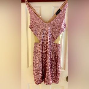 Bebe Rose Sequin Dress